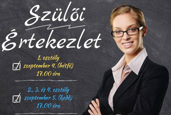 SZÜLŐI ÉRTEKEZLET 2023 SZEPTEMBER SZÜLŐI ÉRTEKEZLET 2023 SZEPTEMBER